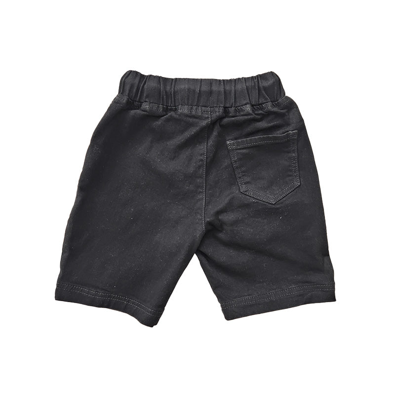 Boy Denim Shorts - Black - SB2211133C