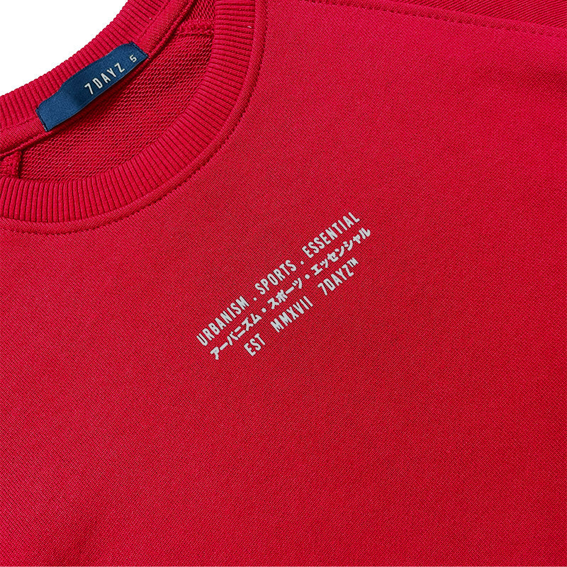 Boy Combined Sweatshirt - Red - SB2211146C