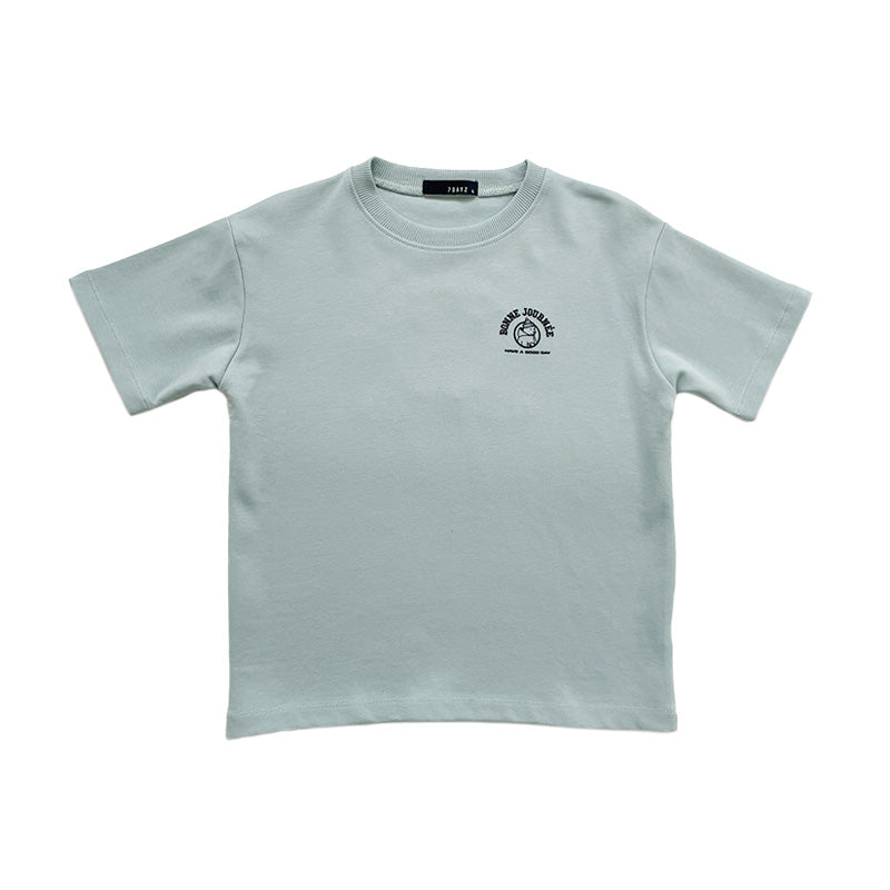 Boy Printed Oversized Tee - Sage - SB2211147A