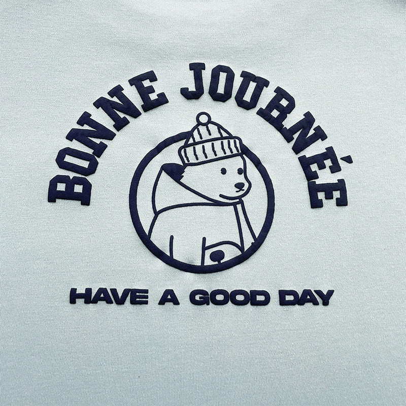 Boy Printed Oversized Tee - Sage - SB2211147A