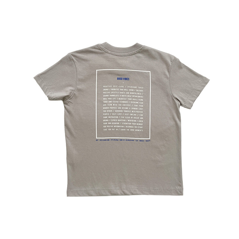 Boy Graphic Tee
 - Light Grey - SB2212116B