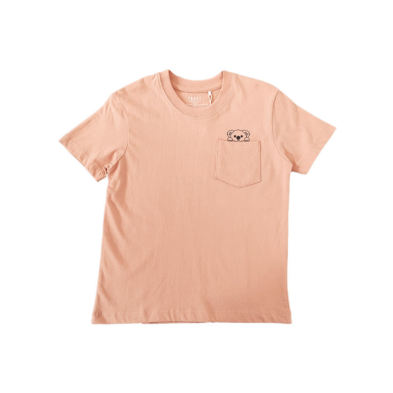 Boy Essential Oversized Pocket Tee

 - Blush - SB2212118C