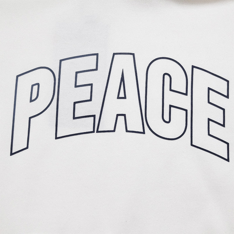 Boy Printed Oversized Hoodie - Off White - SB2212143A