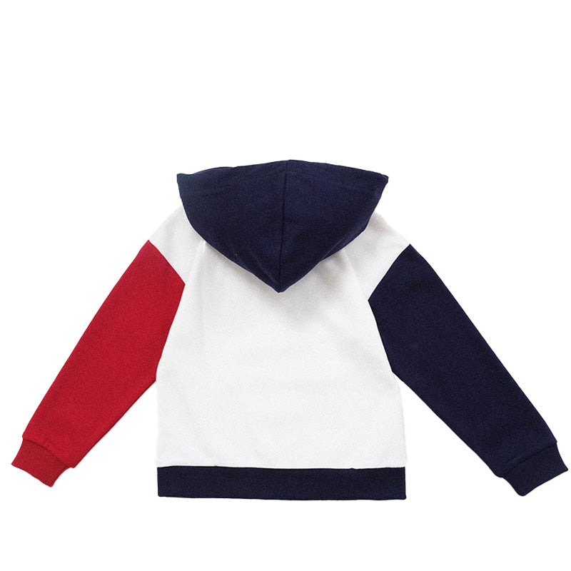 Boy Printed Oversized Hoodie - Off White - SB2212143A