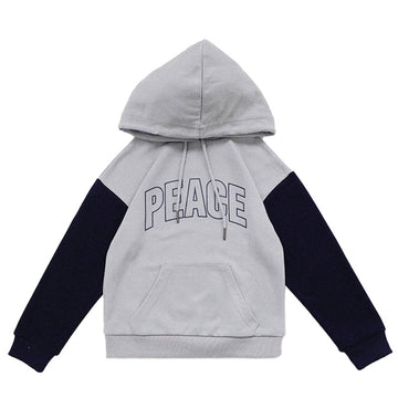 Boy Printed Oversized Hoodie

 - Dusty Green - SB2212143B