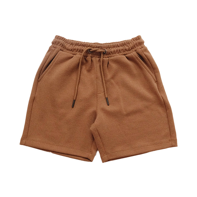 Boy Pique Shorts - Latte - SB2212144B