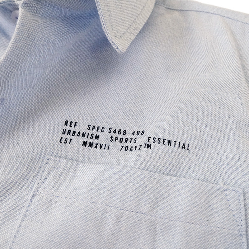 Boy Printed Shirt - Light Blue - SB2212146B