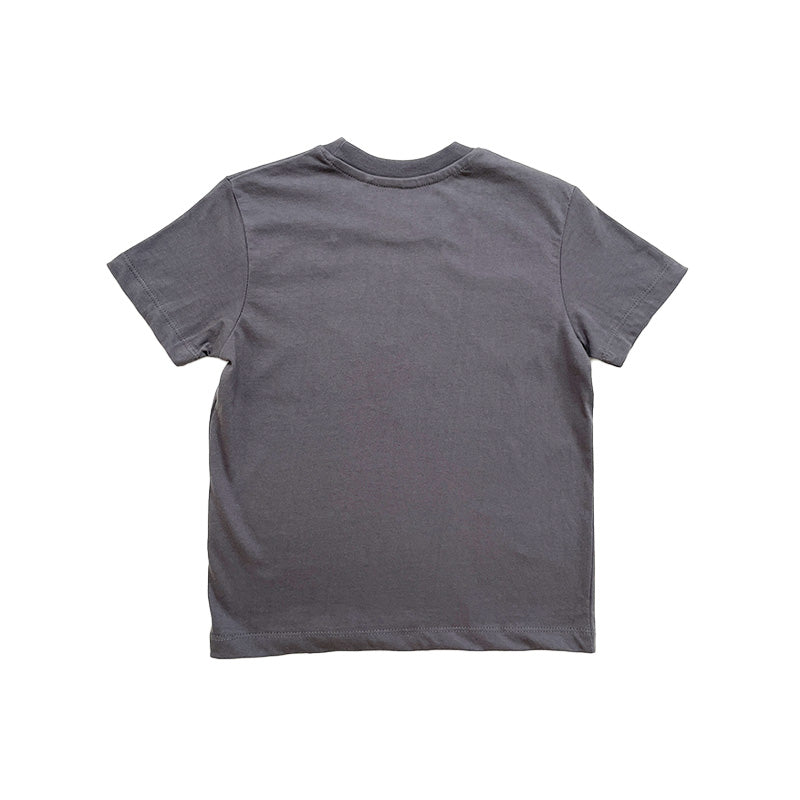Boy Graphic Tee - Dark Grey - SB2301119F