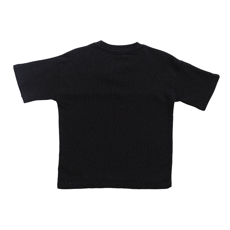Boy Ultra-Wide Printed Tee - Black - SB2301150B