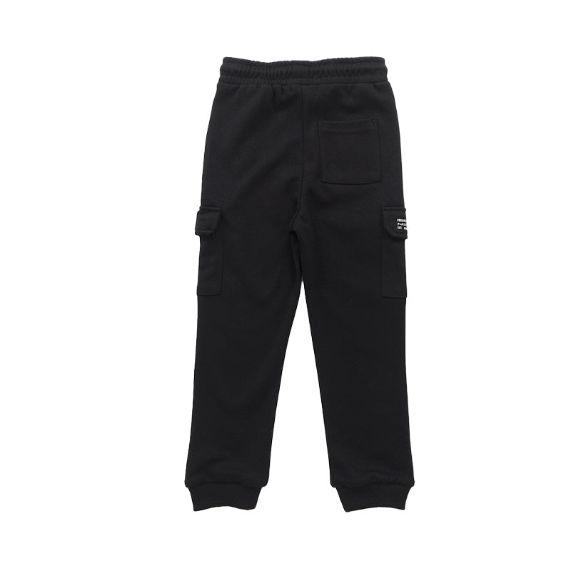 Boy Cargo Sweatpants - Black - SB2301153C