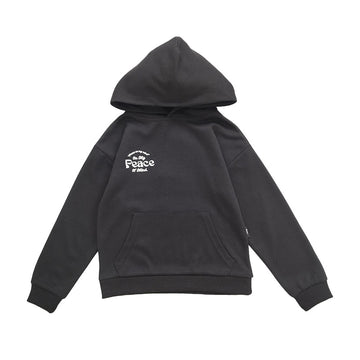Boy Embroidery Oversized Hoodie - Black - SB2301157C