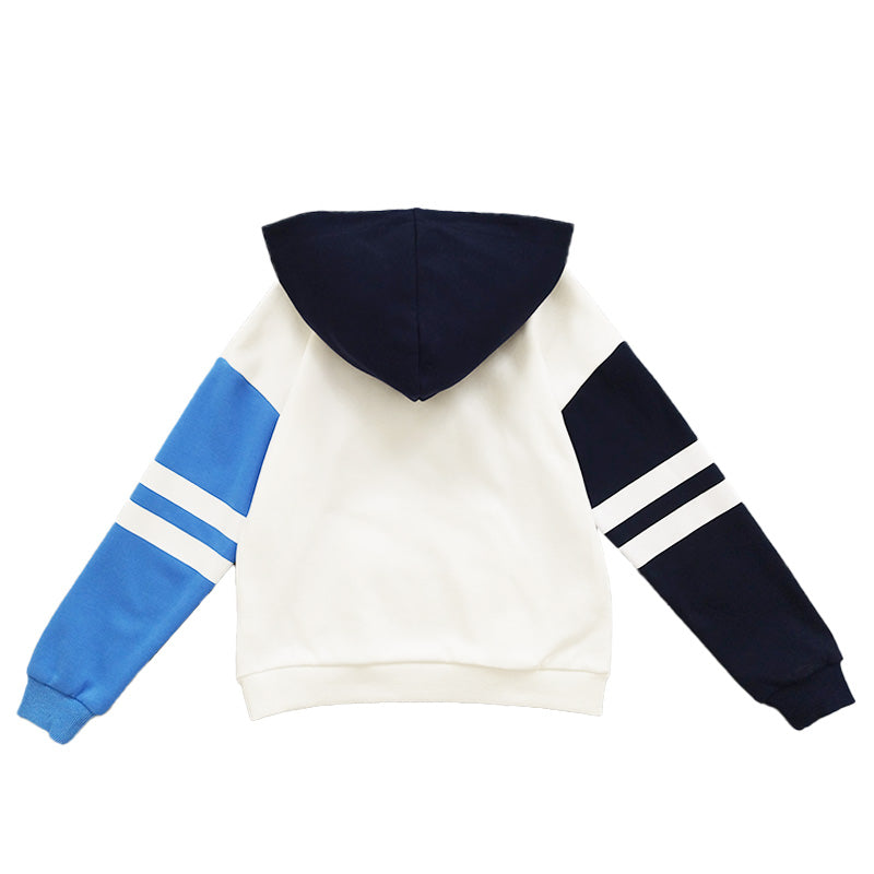Boy Colour Block Oversized Hoodie - Off White - SB2301160A
