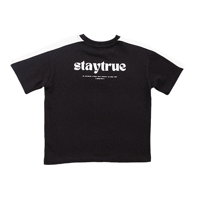Boy Printed Oversized Sweatshirt - Black - SB2302162D