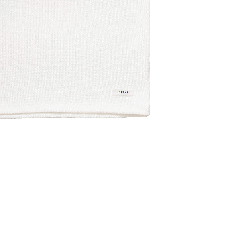 Boy Oversized Pique Top - Off White - SB2302168A