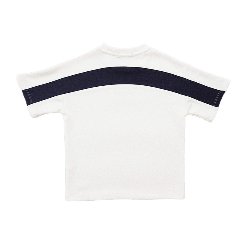Boy Oversized Pique Top - Off White - SB2302168A