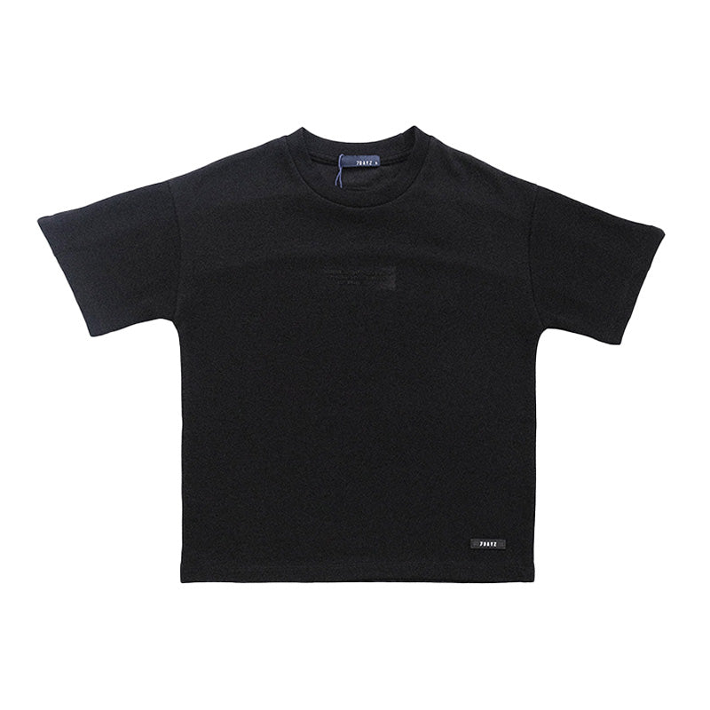 Boy Oversized Pique Top - Black - SB2302168D