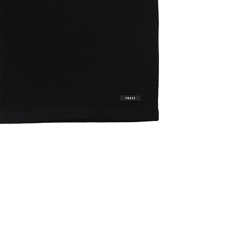 Boy Oversized Pique Top - Black - SB2302168D