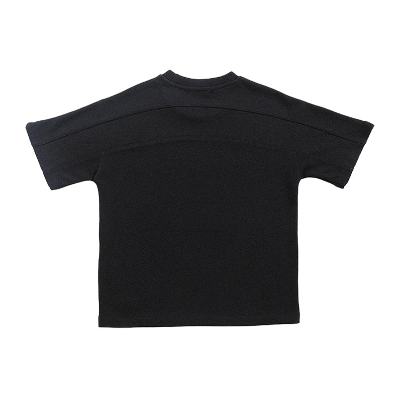 Boy Oversized Pique Top - Black - SB2302168D