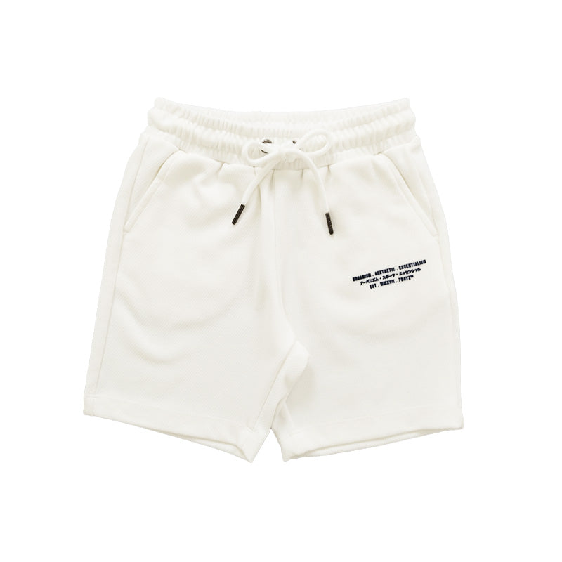 Boy Pique Shorts - Off White - SB2302169A