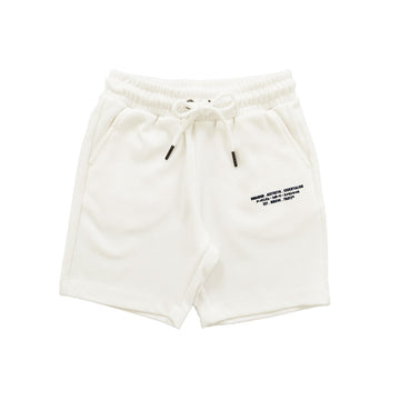 Boy Pique Shorts - Off White - SB2302169A