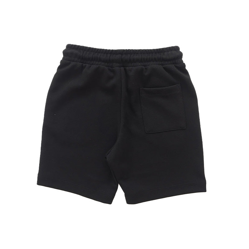 Boy Pique Shorts - Black - SB2302169D