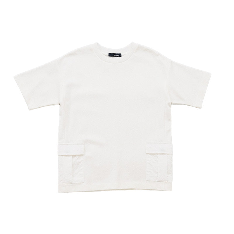 Boy Oversized Combined Top - Off White - SB2302182A