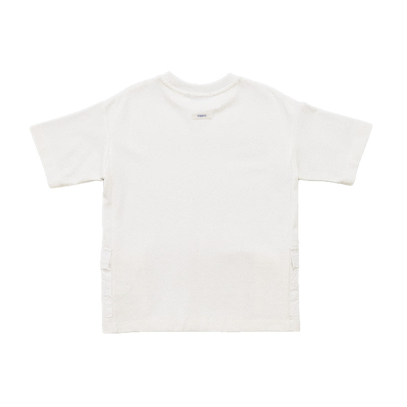 Boy Oversized Combined Top - Off White - SB2302182A