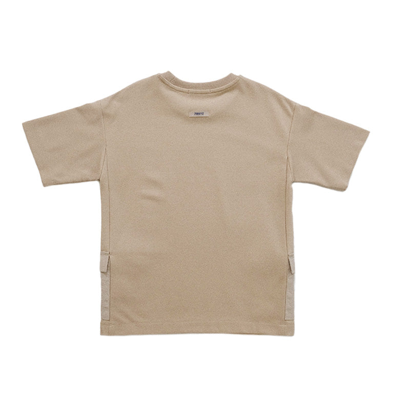 Boy Oversized Combined Top - Beige - SB2302182B