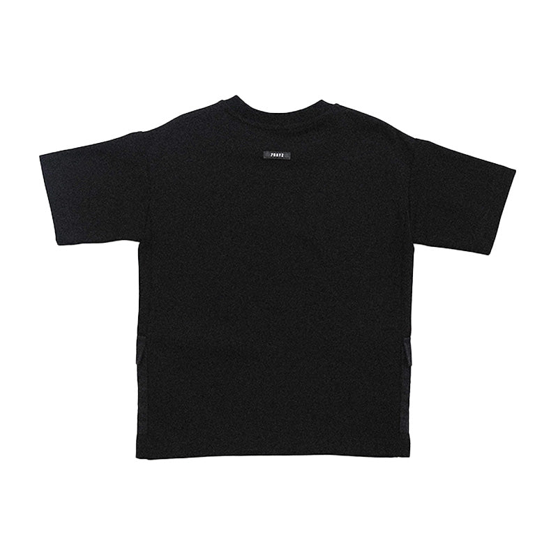 Boy Oversized Combined Top - Black - SB2302182D