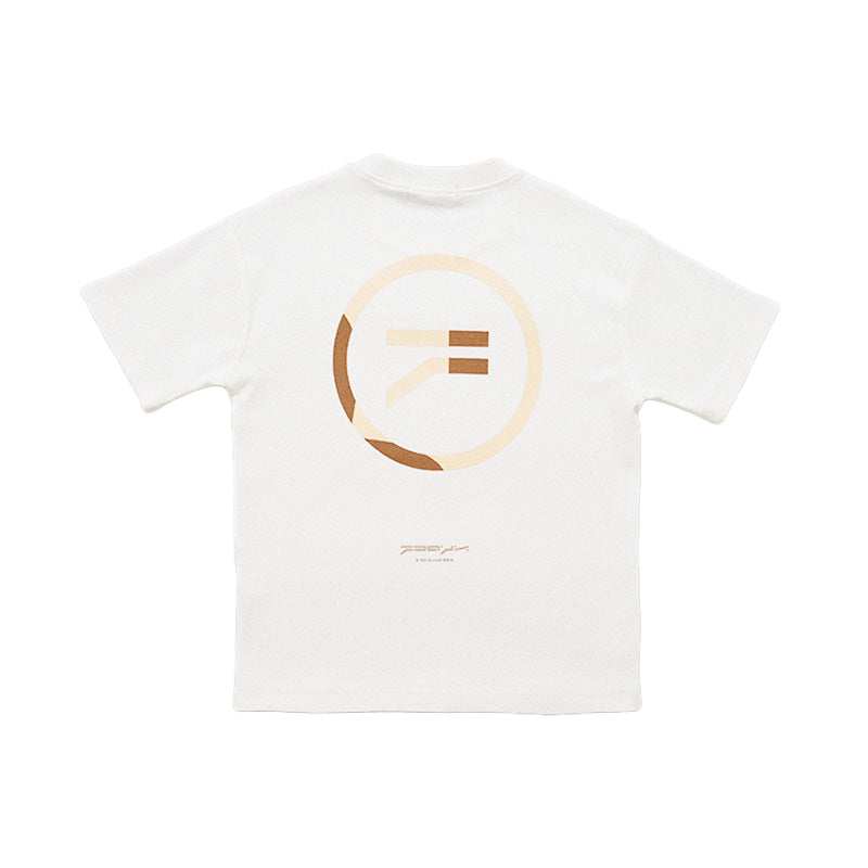 Boy Printed Oversized Tee - Off White - SB2303170A