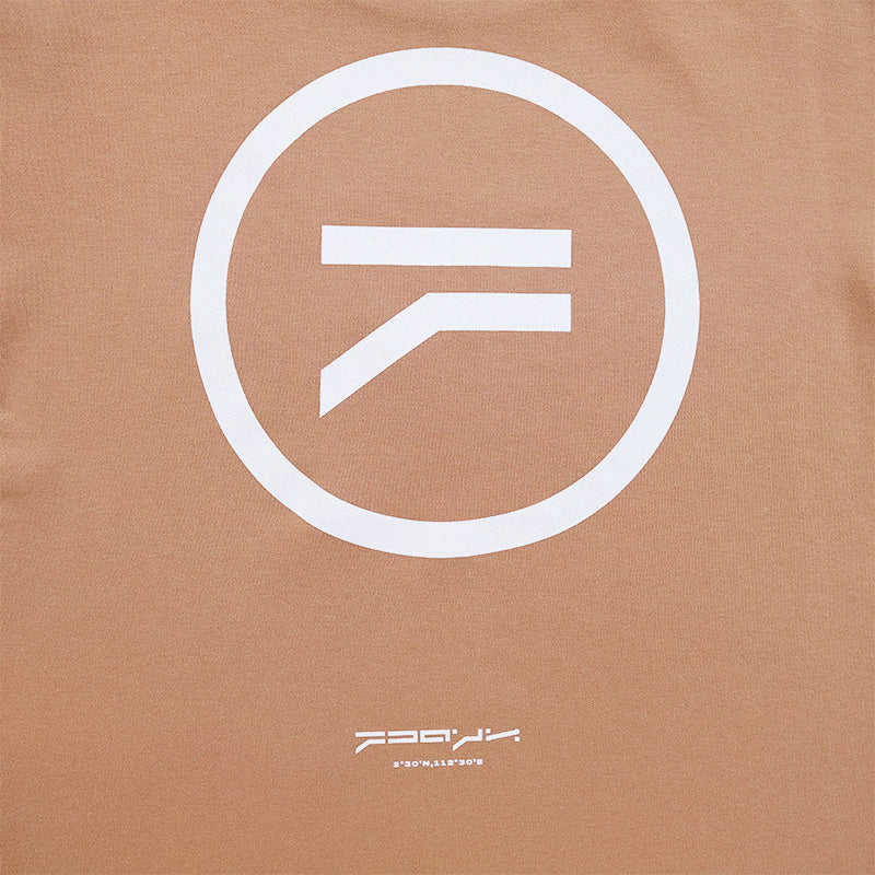 Boy Printed Oversized Tee - Camel - SB2303170C