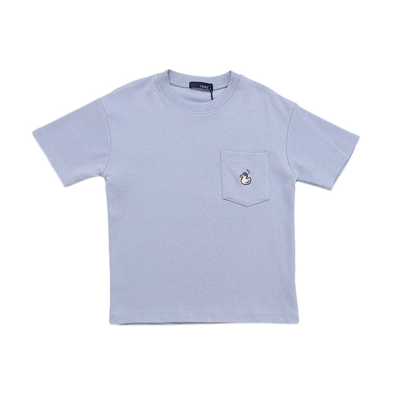 Boy Essential Oversized Pocket Tee - Light Blue - SB2303175B