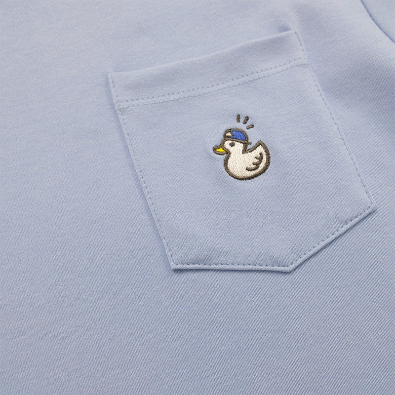 Boy Essential Oversized Pocket Tee - Light Blue - SB2303175B