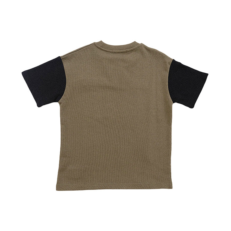 Boy Oversized Printed Sweatshirt - Army Green - SB2303176B