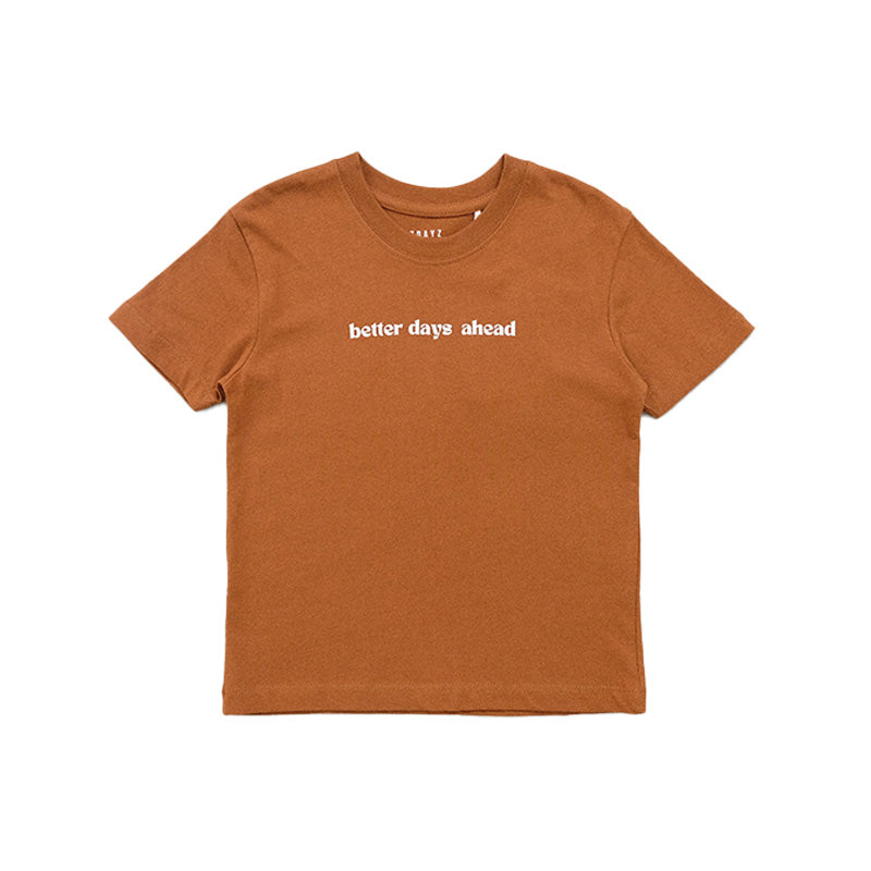 Boy Graphic Tee - Camel - SB2304187D
