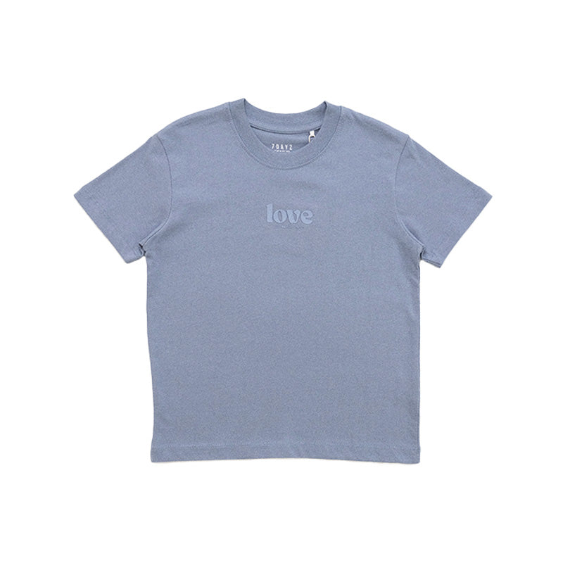 Boy Graphic Tee - Dusty Blue - SB2305189B
