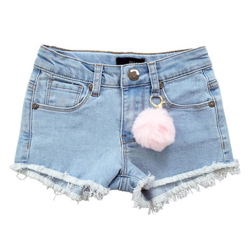 Girl Denim Shorts - Light Blue - SG2302042B