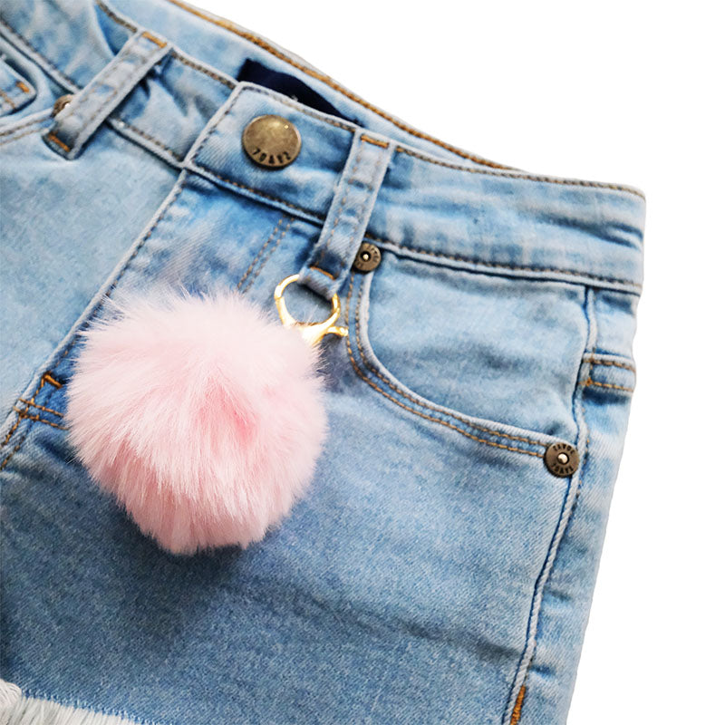 Girl Denim Shorts - Light Blue - SG2302042B