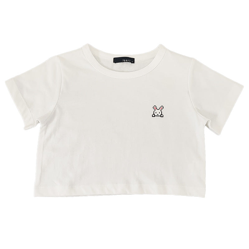 Girl Graphic Cropped Top - SG2210113