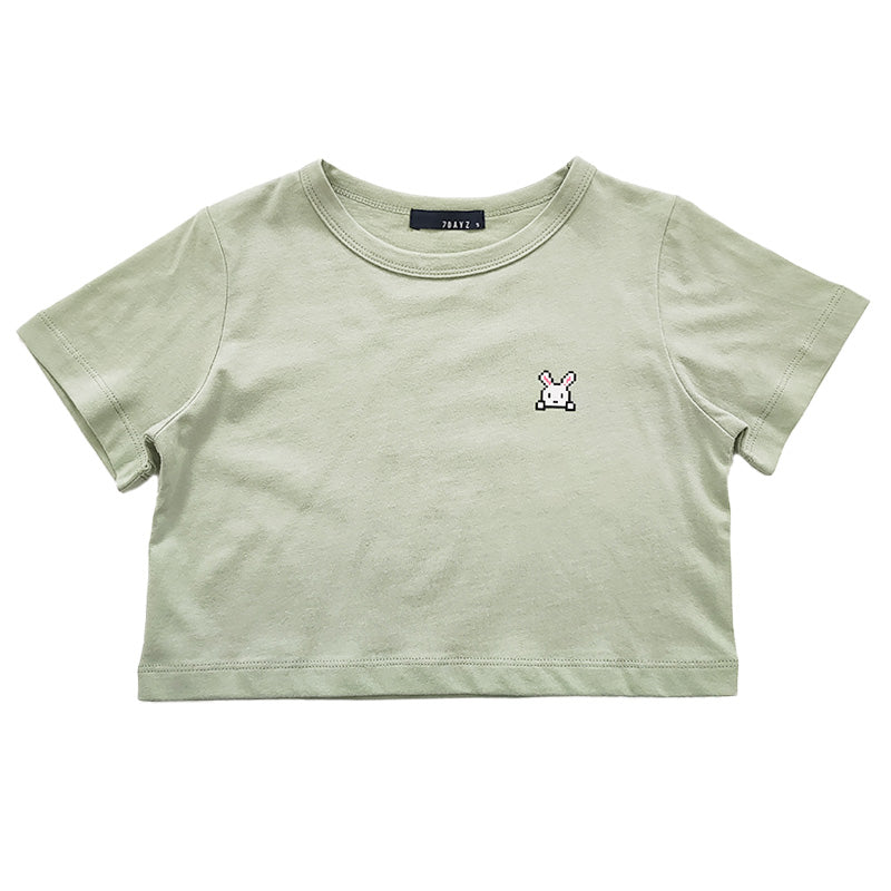 Girl Graphic Cropped Top - SG2210113