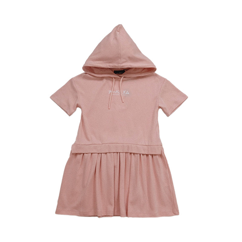 Girl Hooded Dress - Pink - SG2210115A