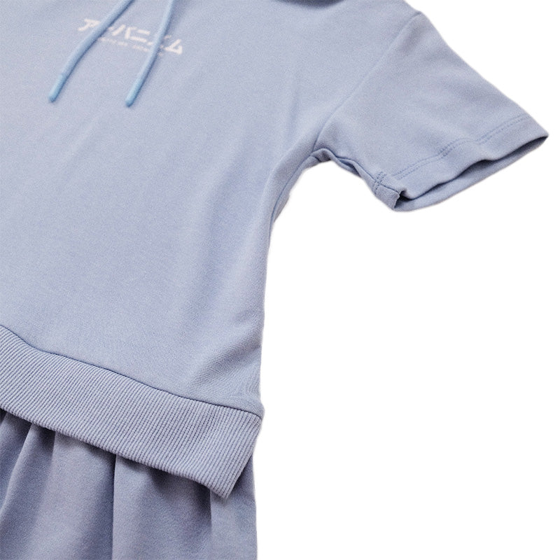 Girl Hooded Dress

 - Light Blue - SG2210115B