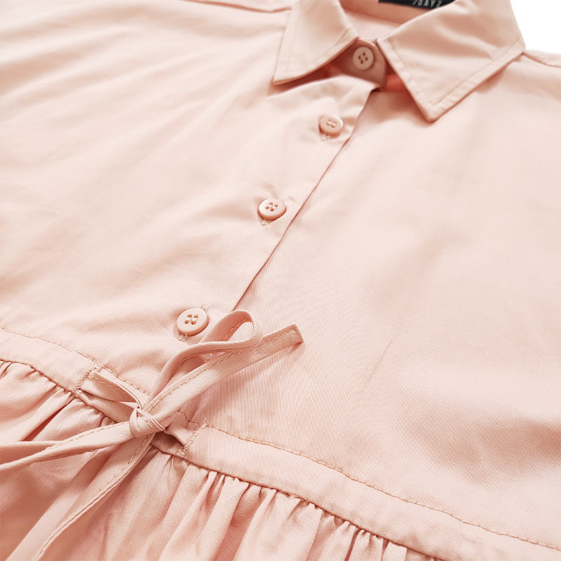 Girl Tiered Dress - Pink - SG2210123A