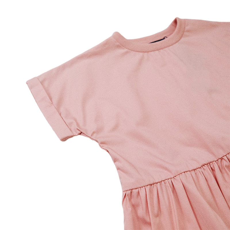 Girl Tiered Dress - Pink - SG2211129B