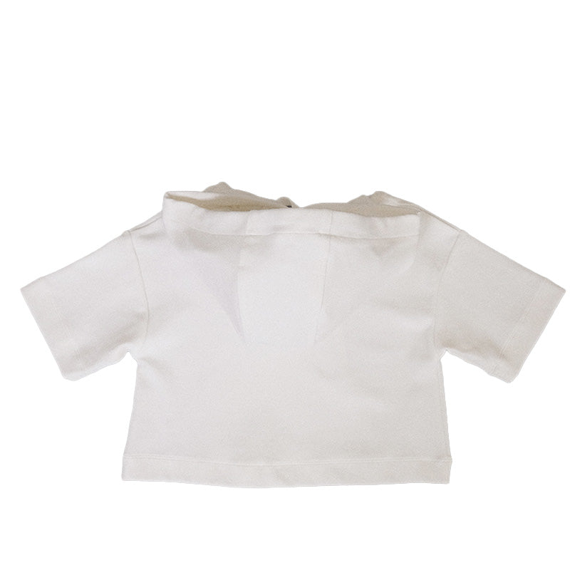 Girl Cropped Hoodie - Off White - SG2212134Z