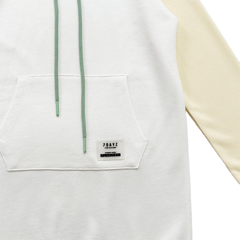 Girl Colour Block Hoodie Dress
 - Off White - SG2211131Z