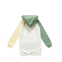 Girl Colour Block Hoodie Dress
 - Off White - SG2211131Z