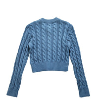 Girl Cable Knit Cropped Cardigan


 - Blue - SG2212139B