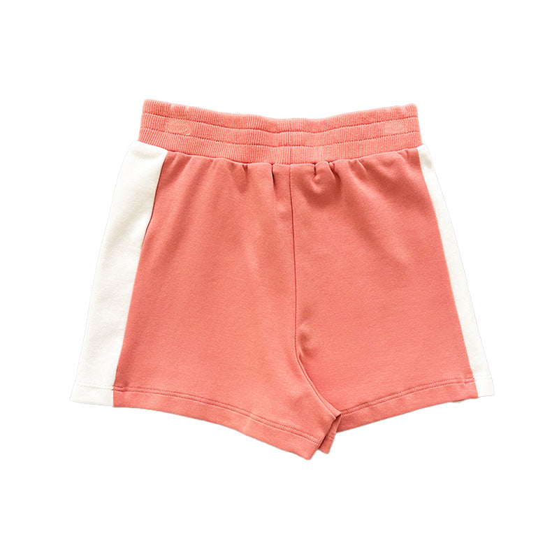 Girl Contrast Skort - Dark Pink - SG2301008A