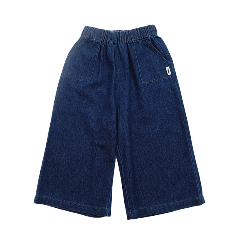 Girl Denim Wide-Leg Pants - Blue - SG2301016Z